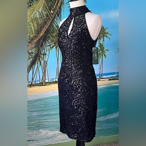 Brand new black sequence dress size XS
